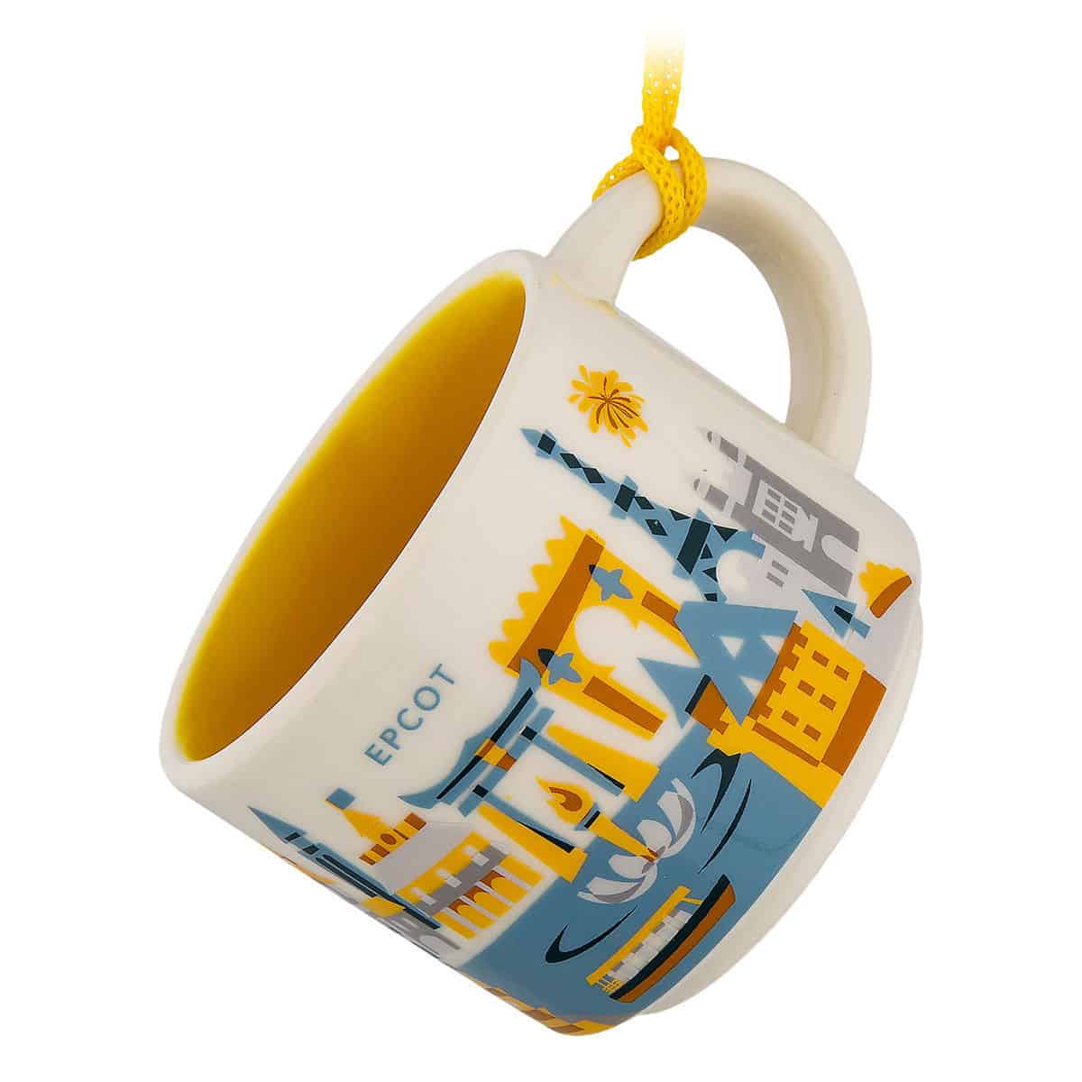 Epcot Starbucks YOU ARE HERE Mug Ornament