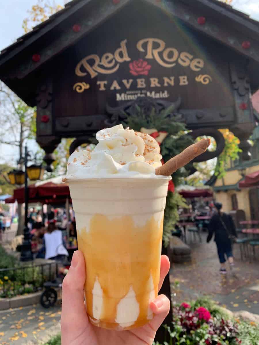 disneyland resort holiday frozen eggnog drink