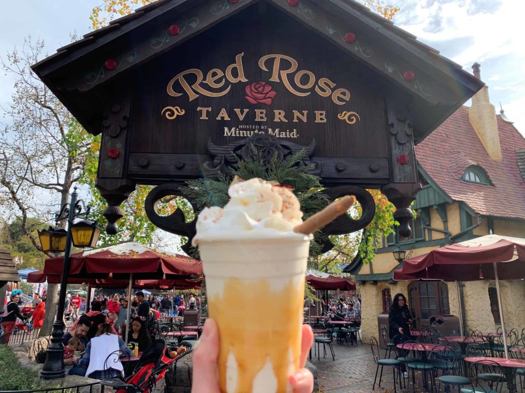 disneyland resort holiday frozen eggnog drink
