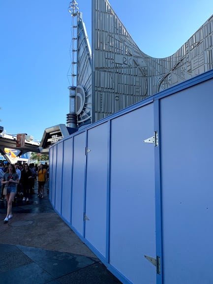 disneyland resort star wars star tours construction