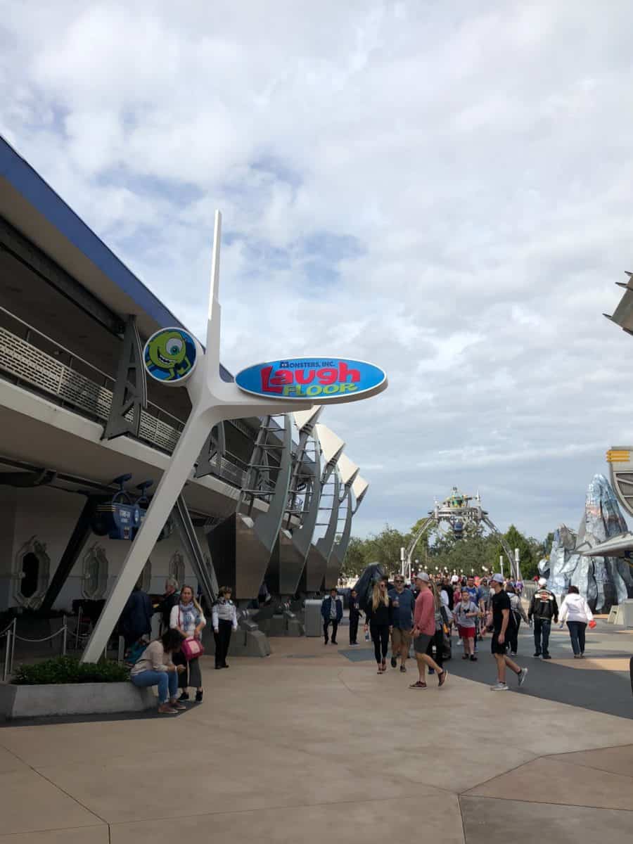 monsters inc laugh floor sign