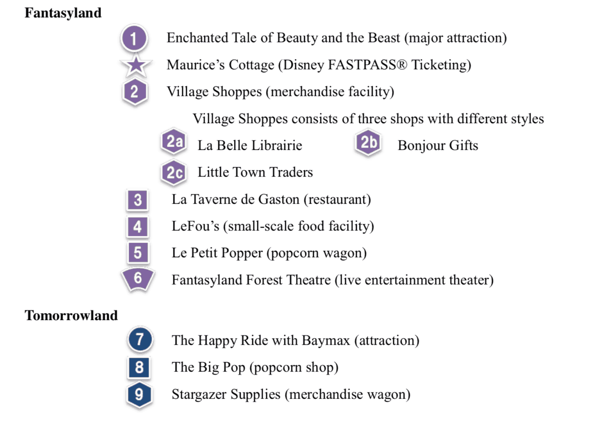 tokyo disneyland map