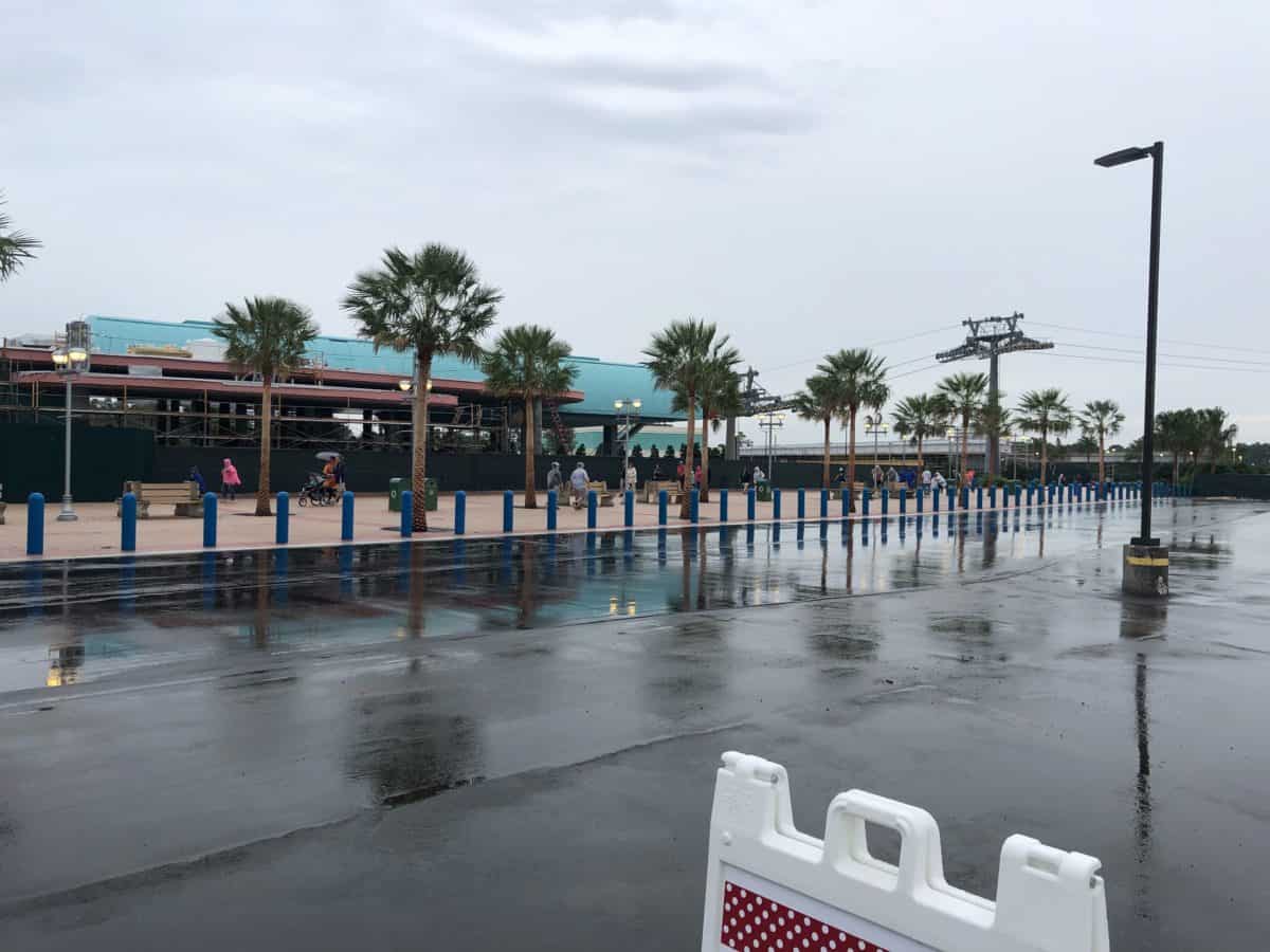 Hollywood Studios entrance walkway