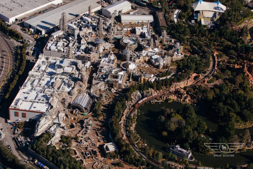 disneyland star wars construction