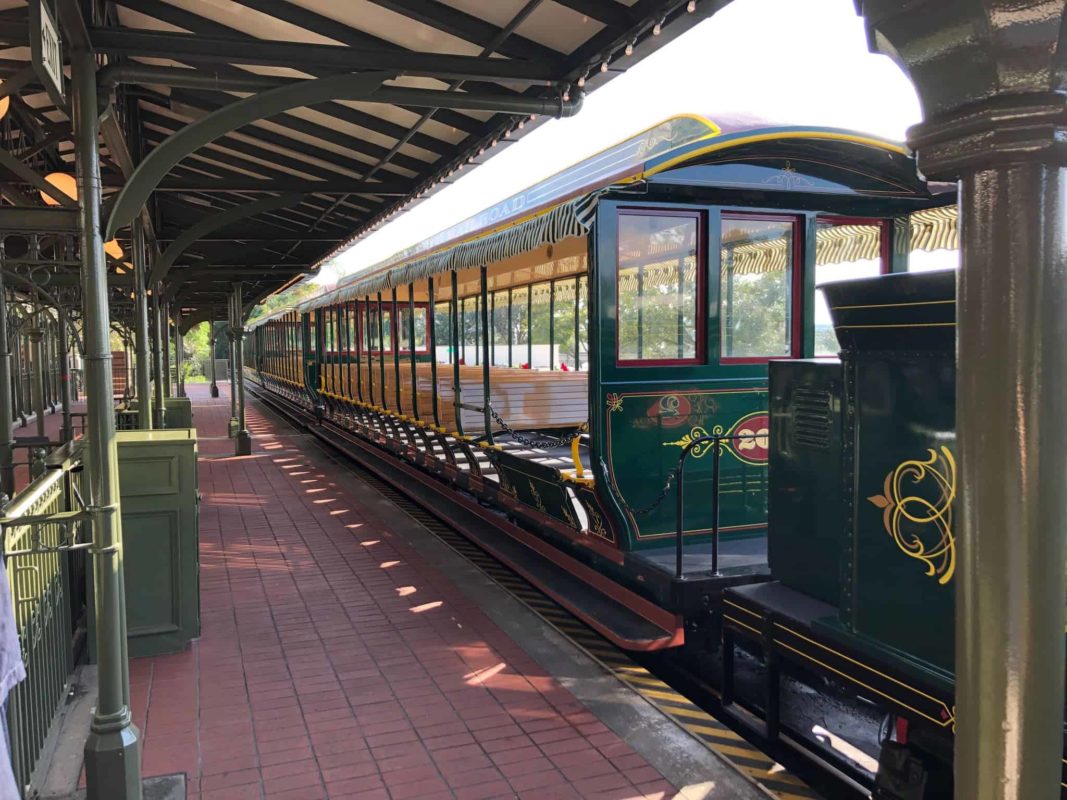 walt disney world railroad car