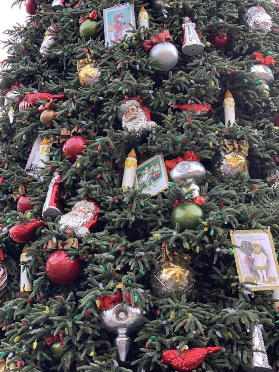 disneyland resort christmas tree main street