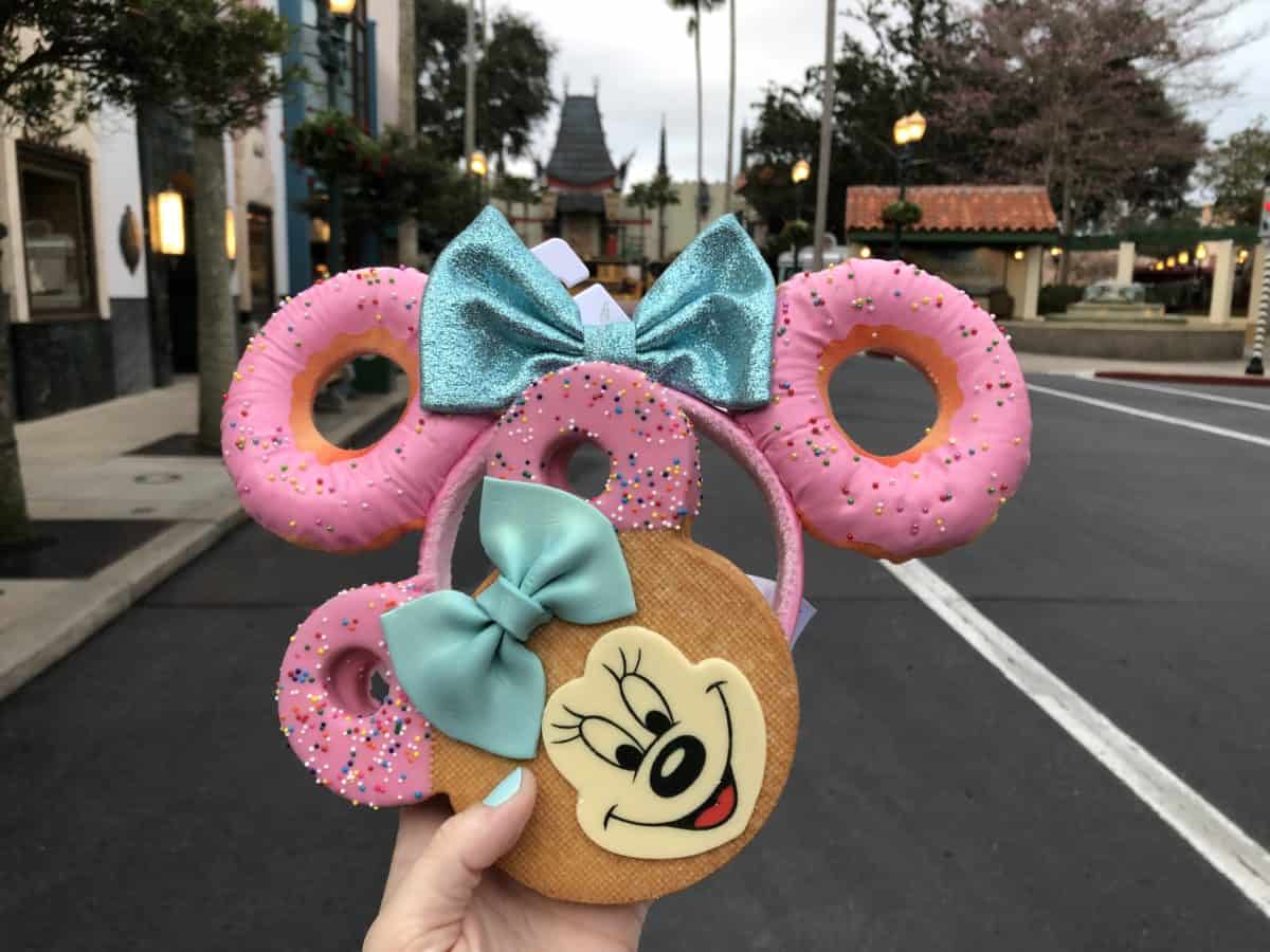 Minnie Mouse Donut ears headband cookie disney's hollywood studios walt disney world