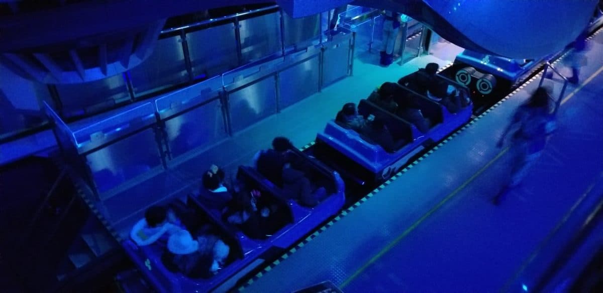 Tokyo Disneyland Space Mountain Ride Vehicles 