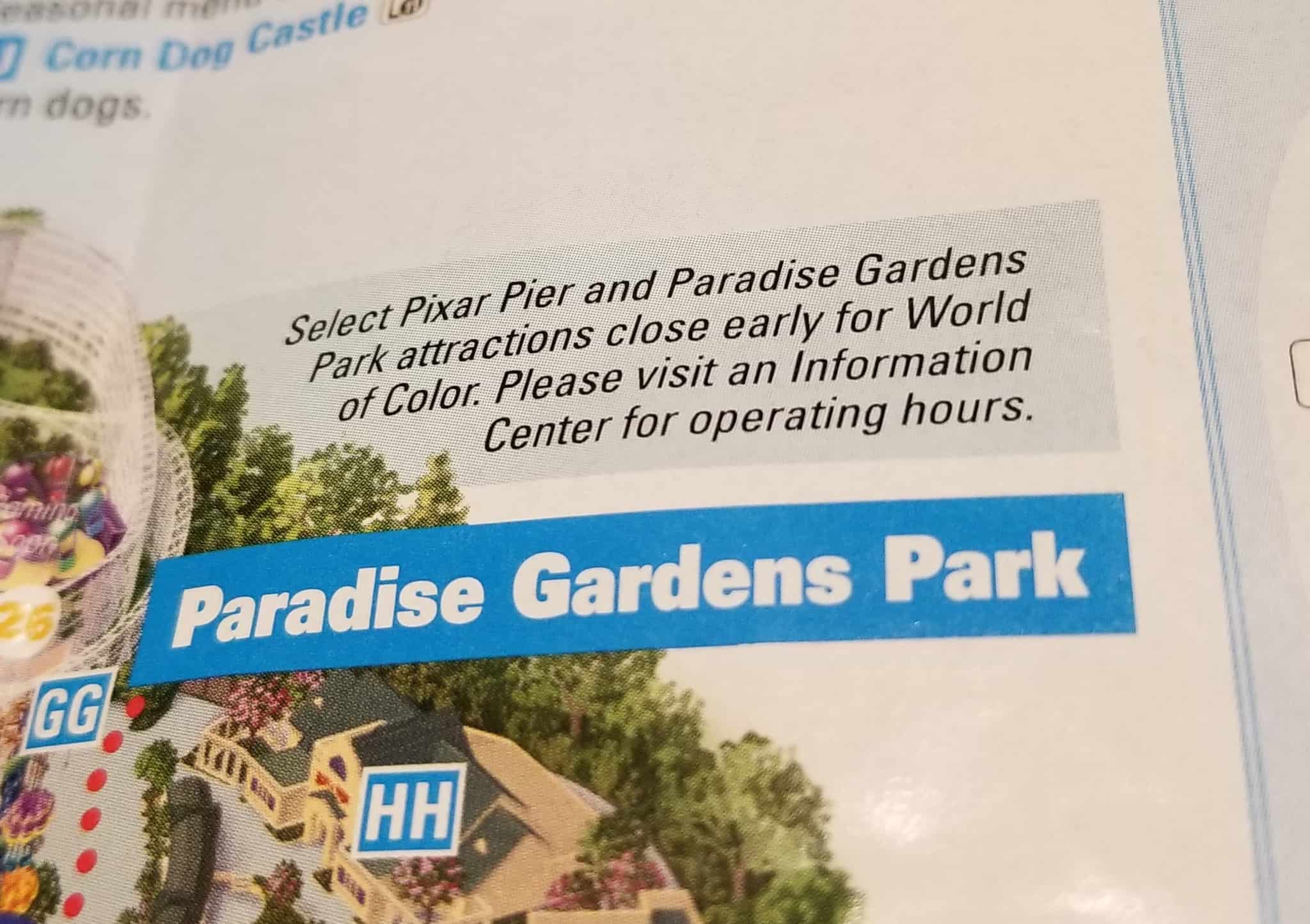 Disneyland Resort 1/9/19 new disneyland and dca maps