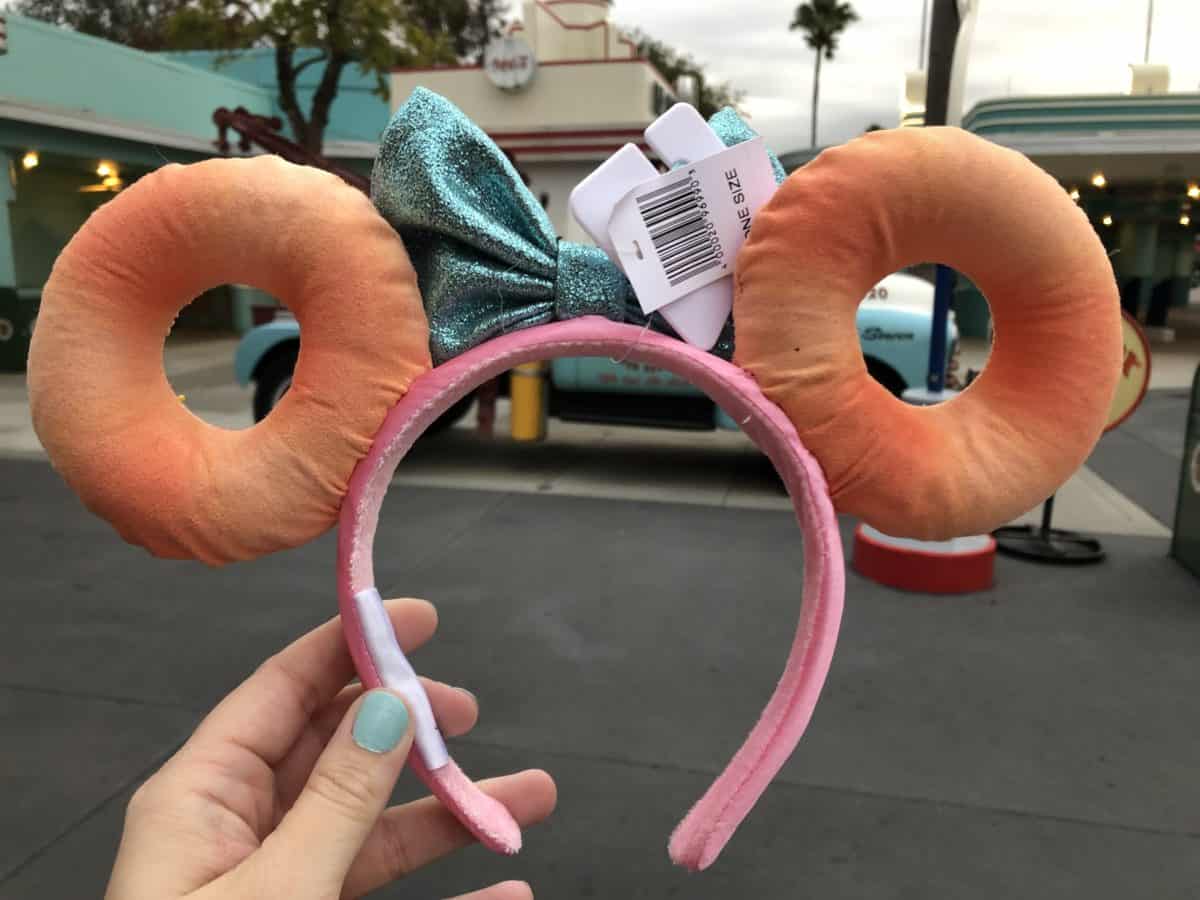Minnie Mouse Donut ears headband cookie disney's hollywood studios walt disney world