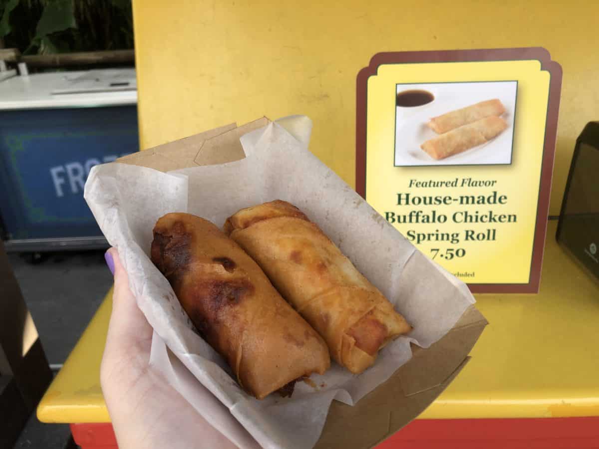 buffalo chicken spring rolls