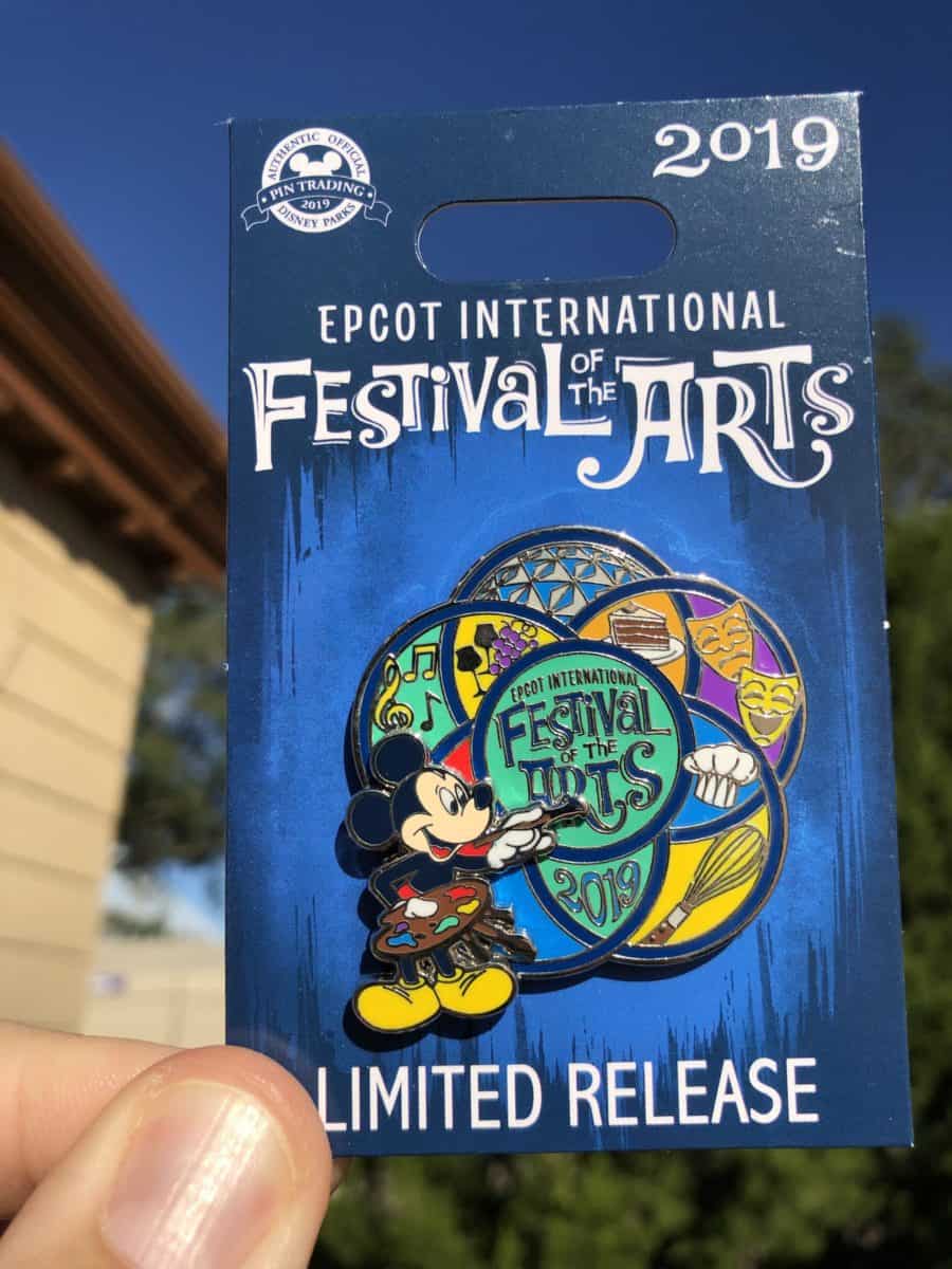 Mickey Festival Logo Pin - $14.99
