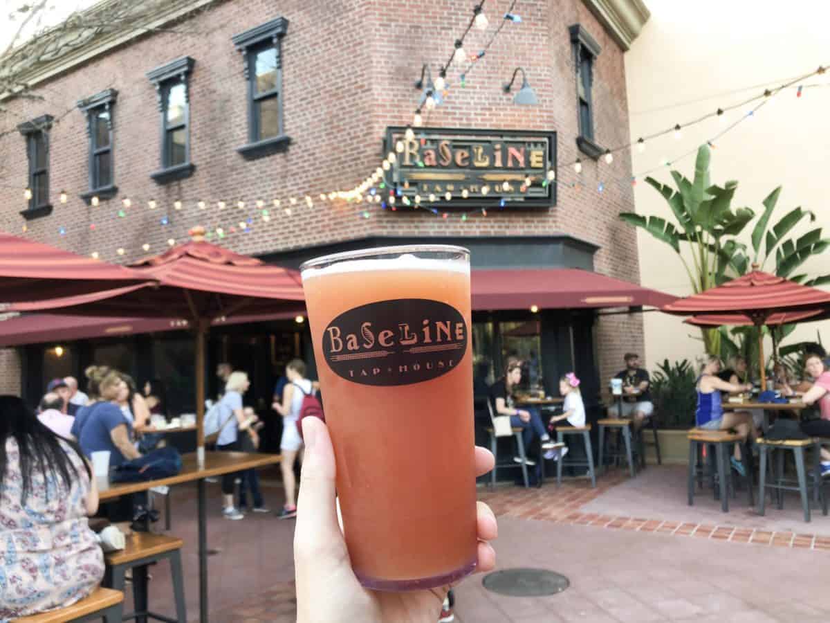 Baseline Tap House Souvenir Glass Hollywood Studios