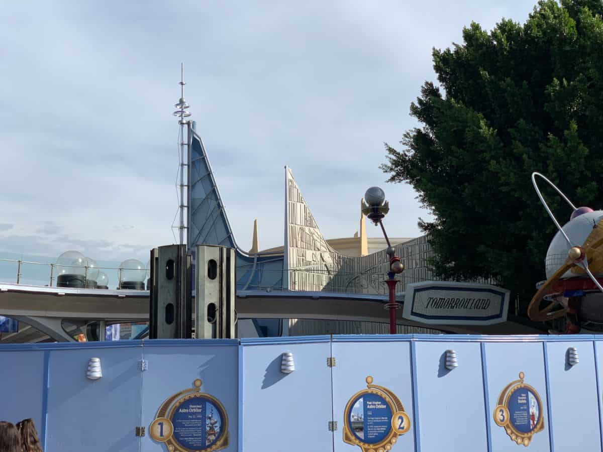 Astro Orbitor refurbishment Disneyland Resort