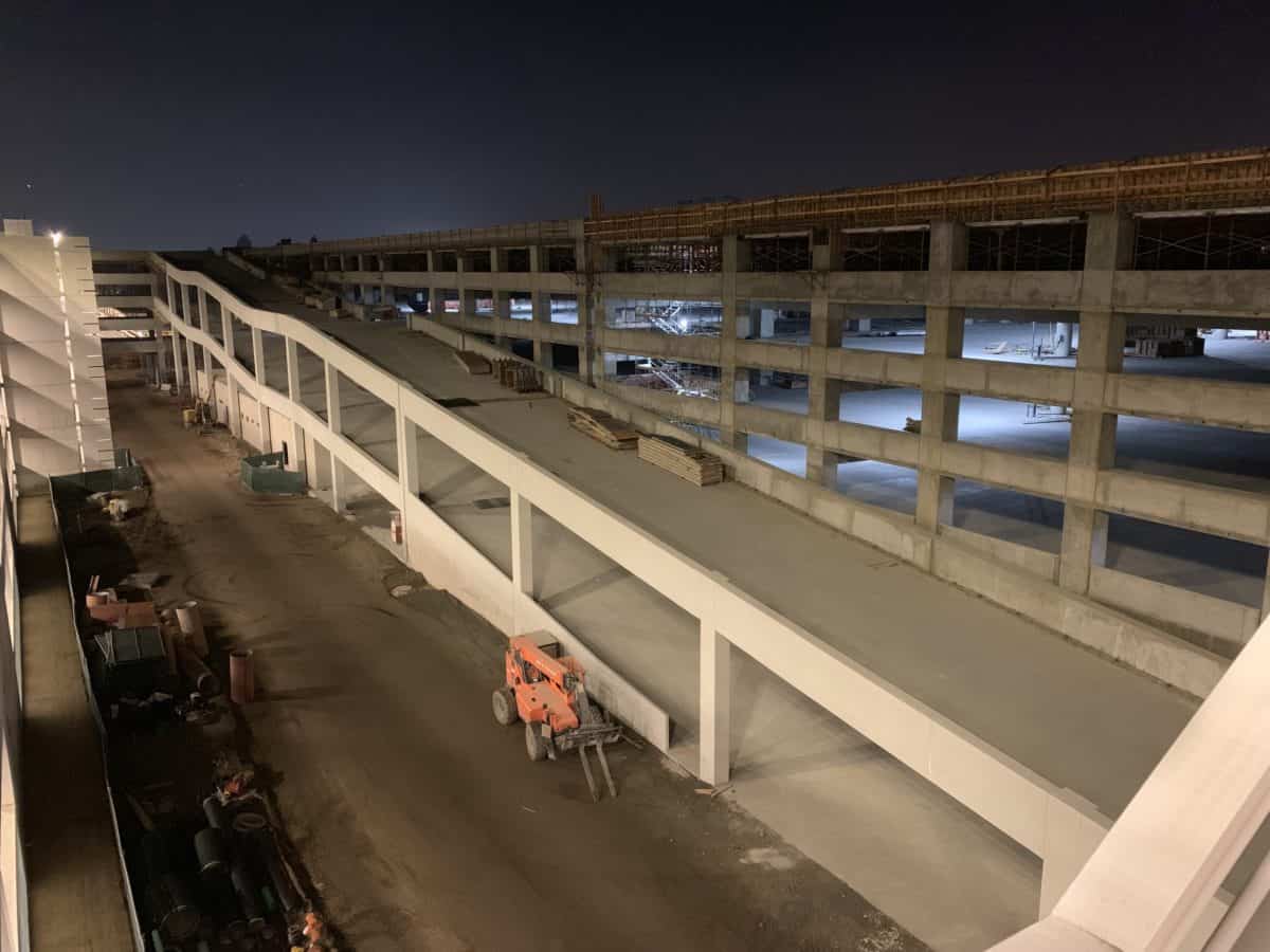 Disneyland Parking Structure Construction 1/13/19 4