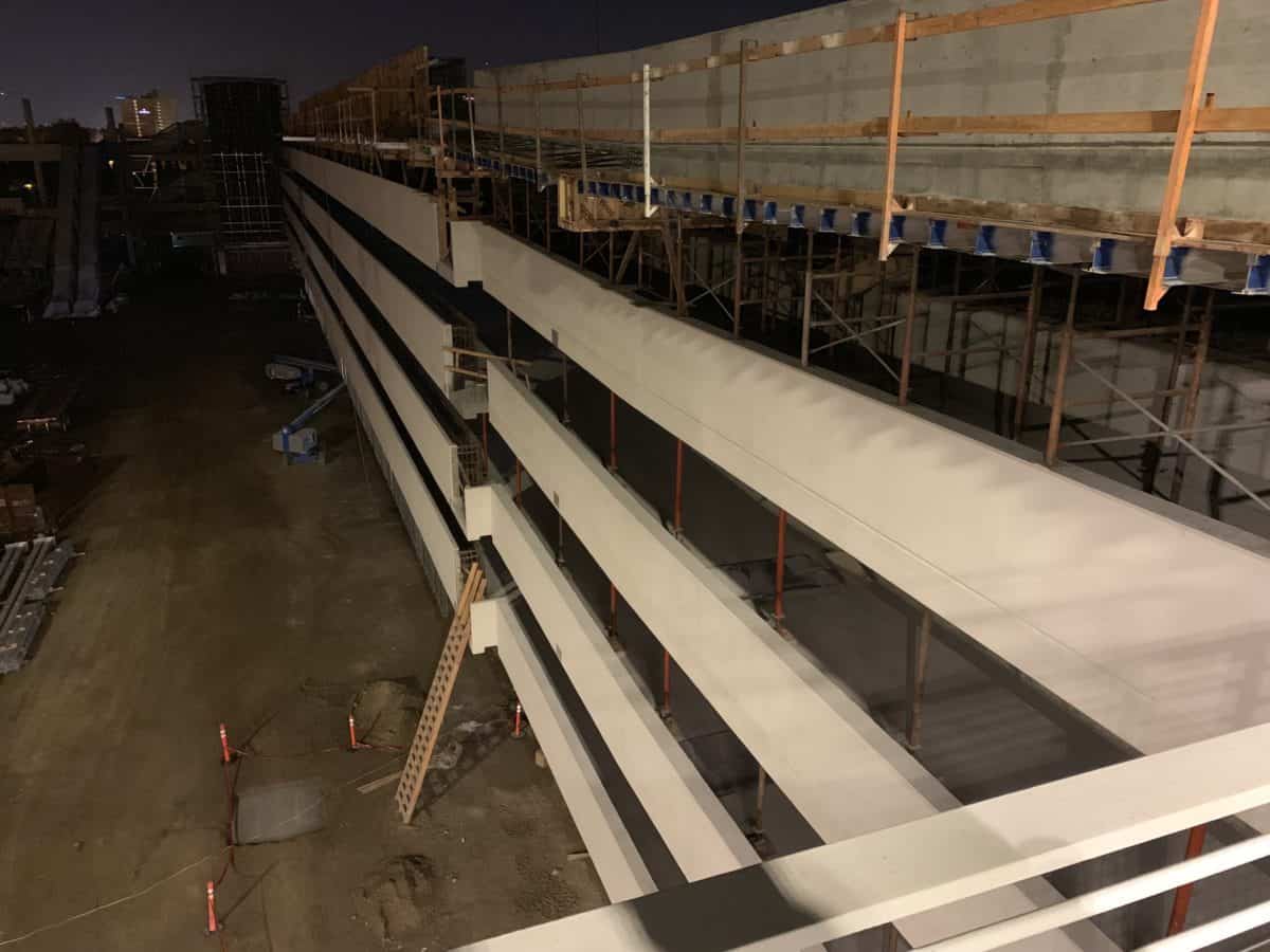 Disneyland Parking Structure Construction 1/13/19 5