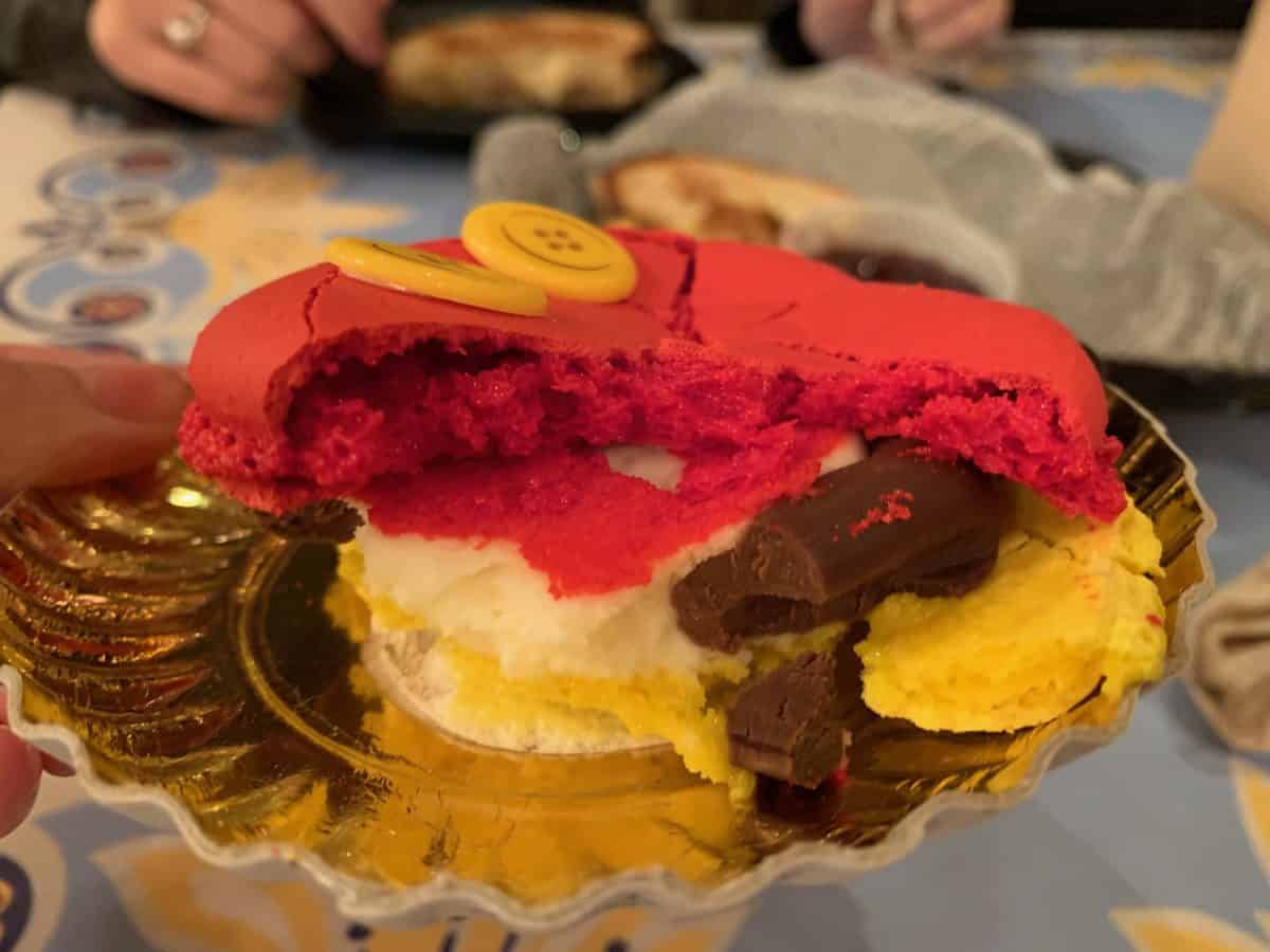 disneyland park specialty toasted sandwich and mickey macaron jolly holiday bakery