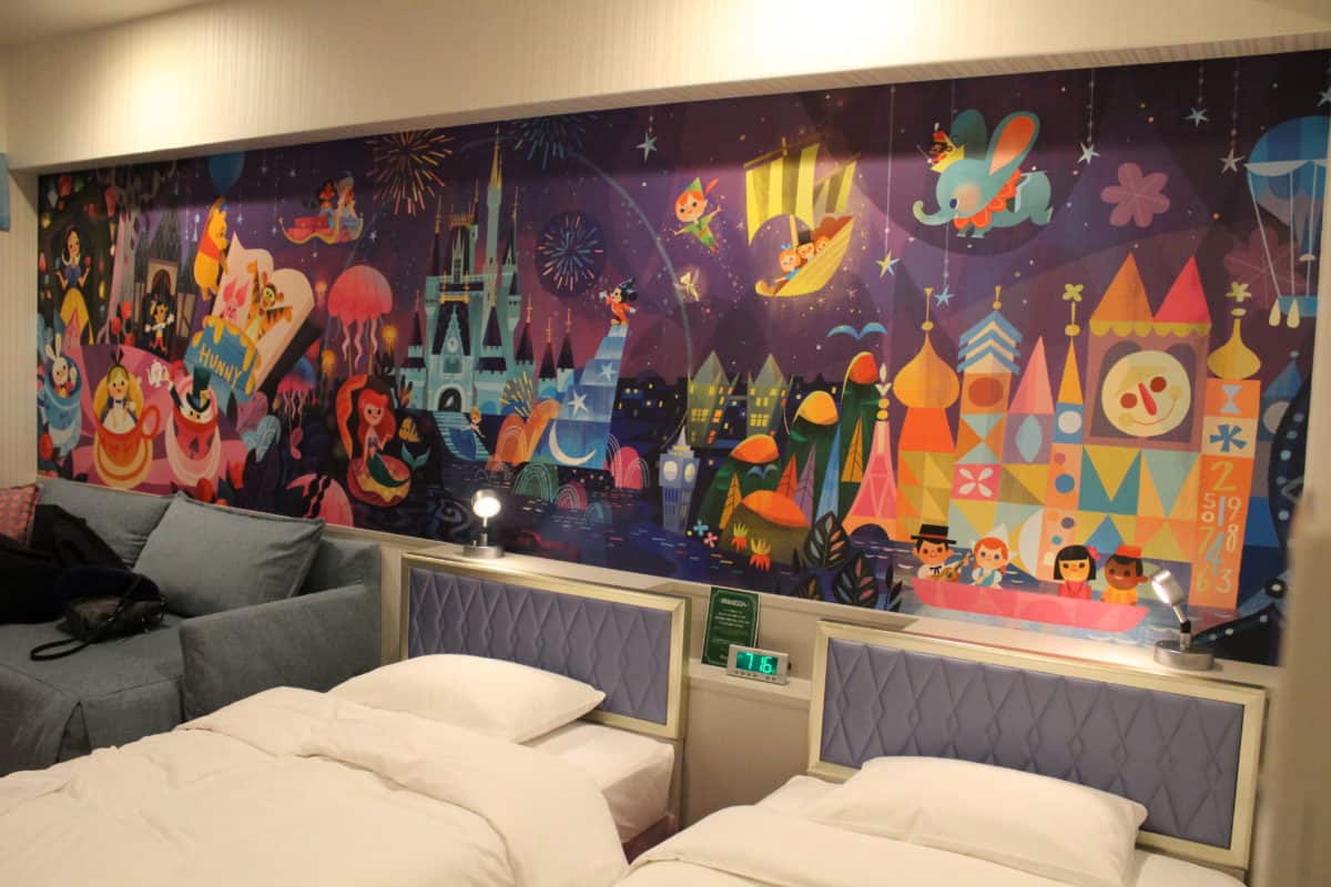 Tokyo Disney Celebration Wish hotel mural 2