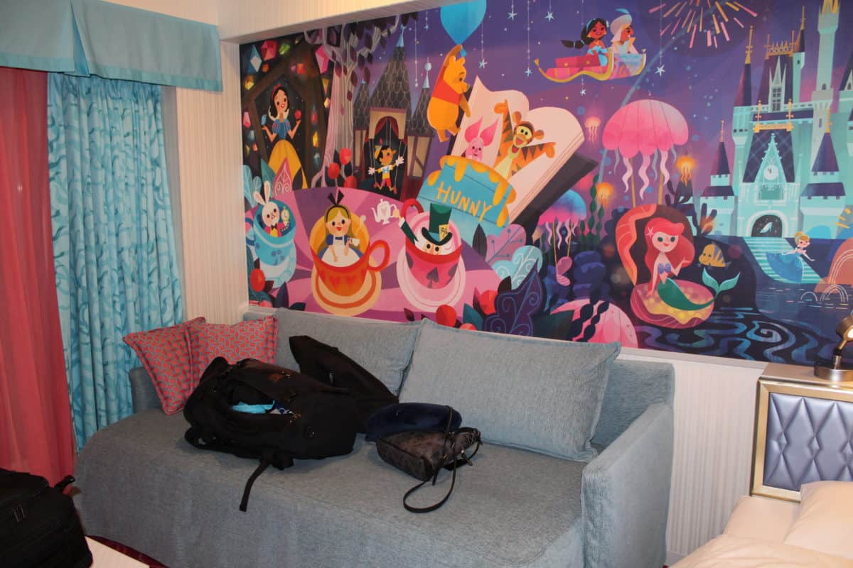 Tokyo Disney Celebration Wish hotel mural 4