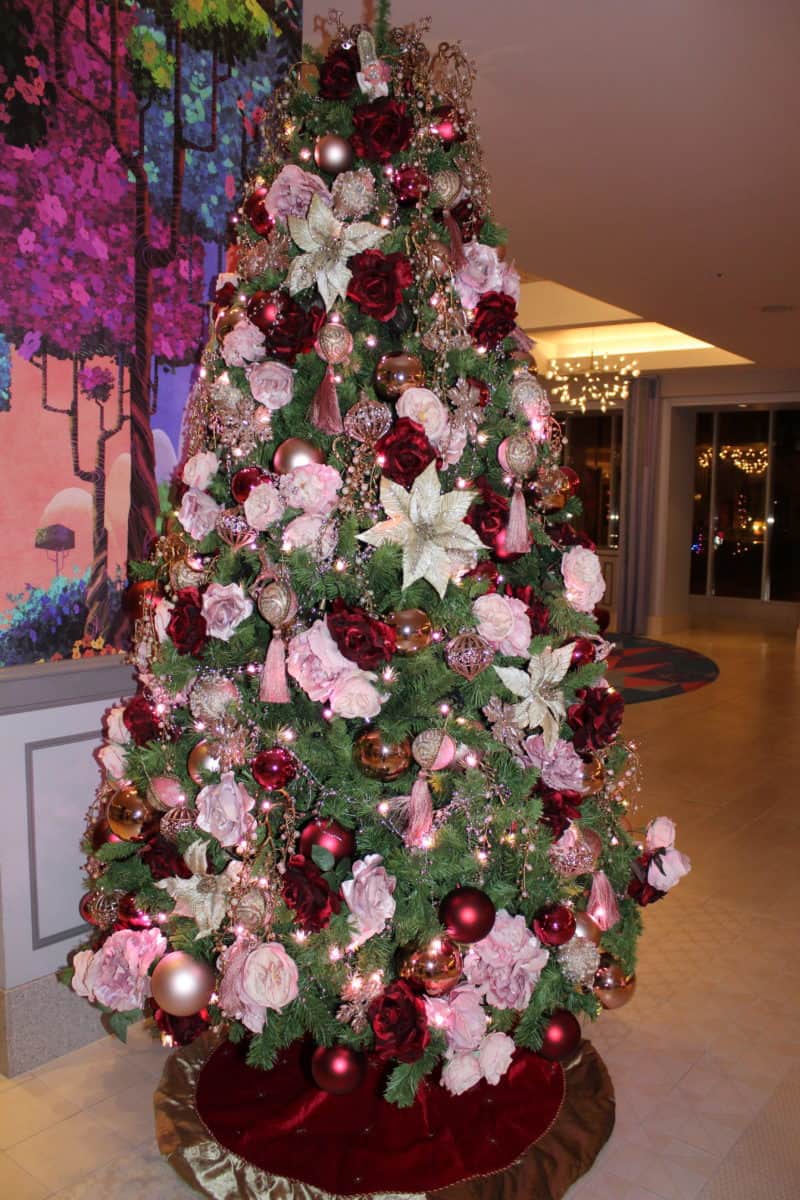 Tokyo Disney Celebration Wish hotel Christmas tree