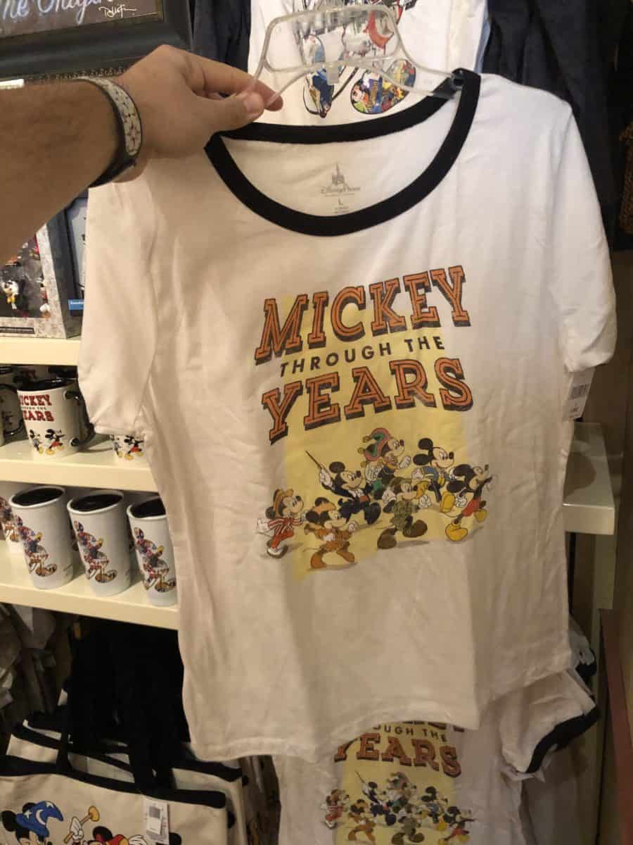 mickey through the years tee