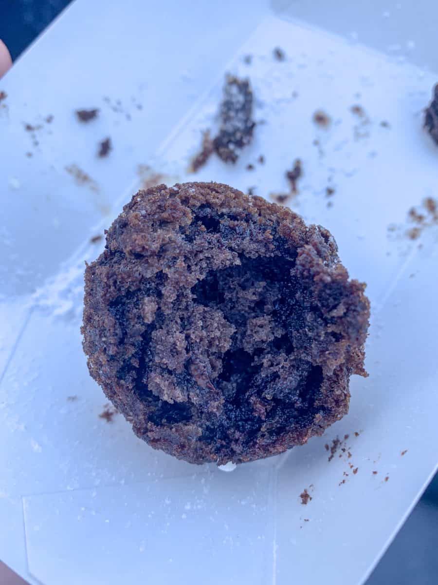 double chocolate fritters royal street veranda disneyland