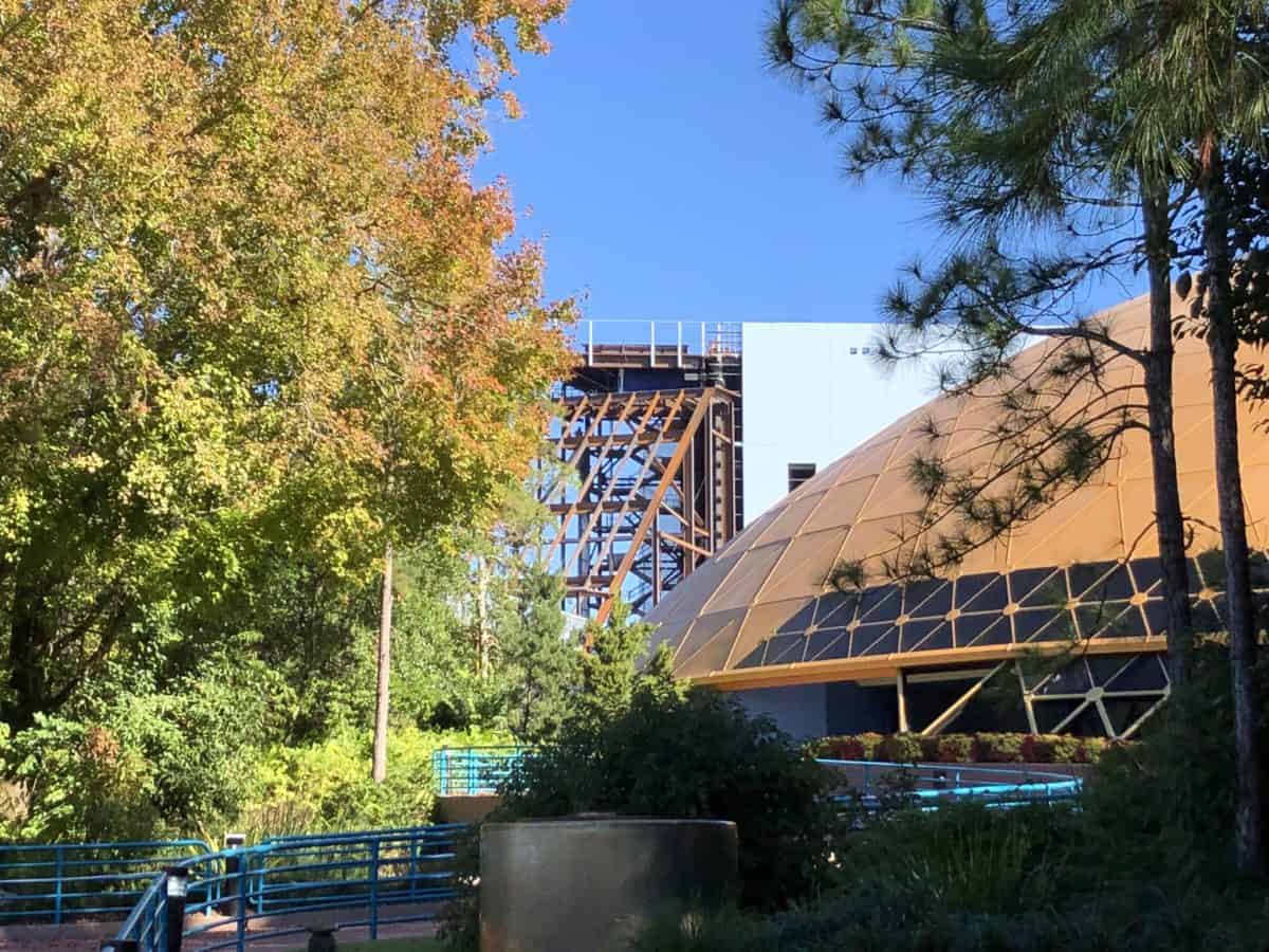 epcot january 2019 guardians coaster construction