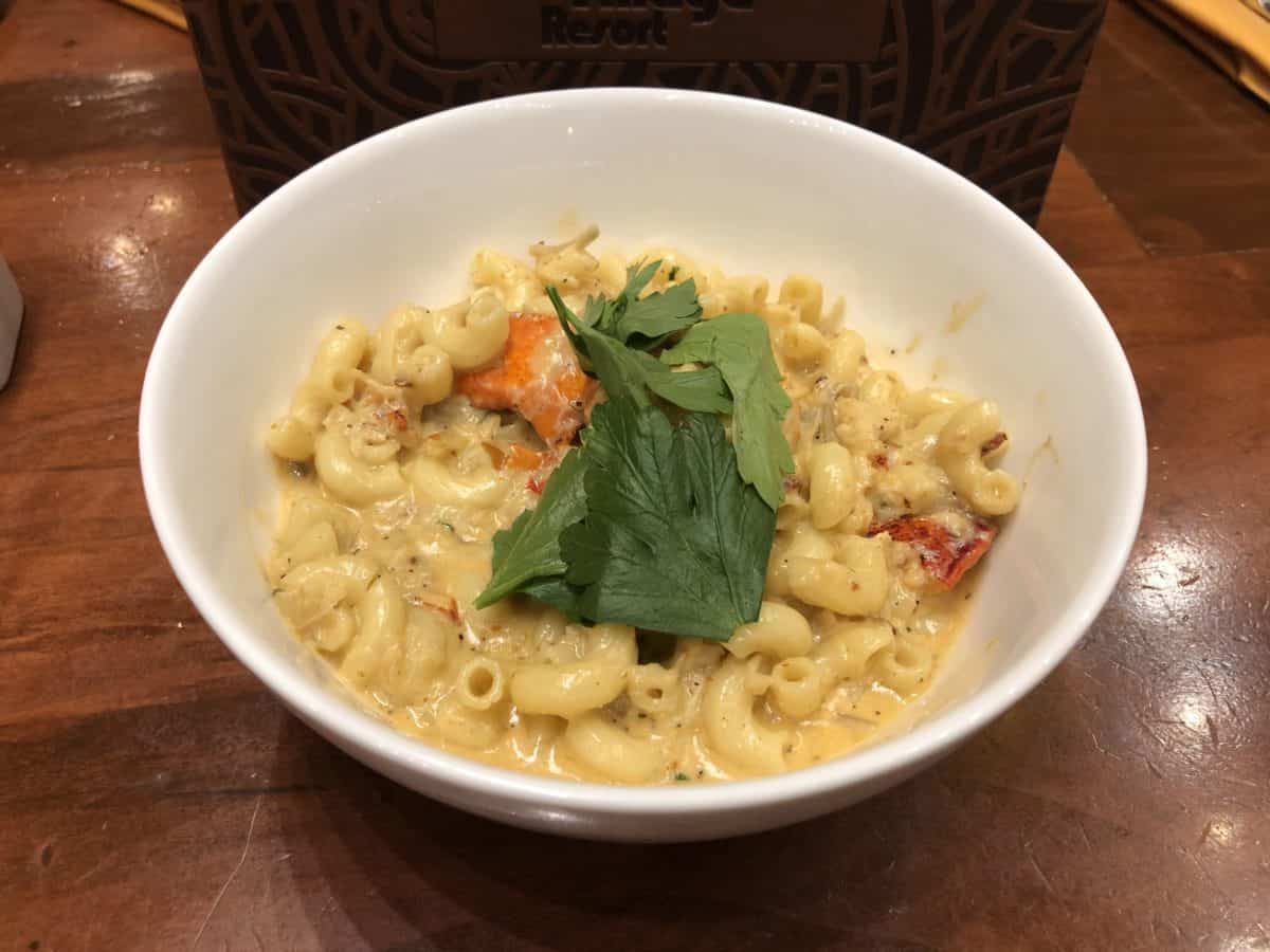 Lobster and Crab Macaroni & Cheese polynesian resort kona cafe walt disney world