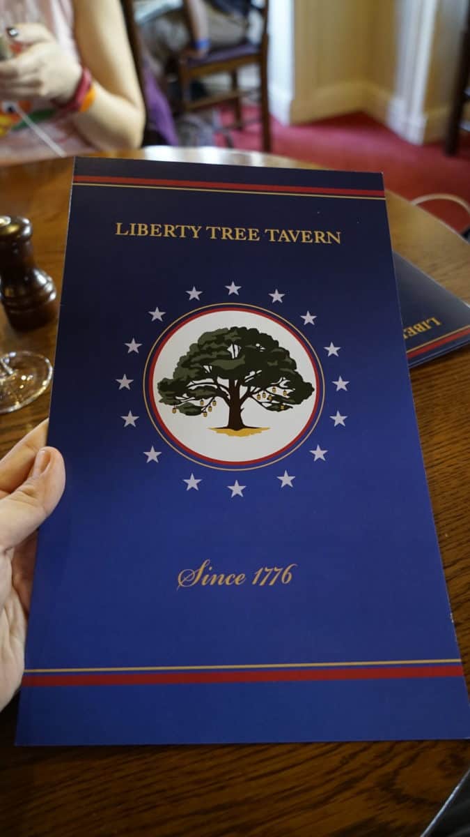 liberty tree tavern restaurant menu january 2019
