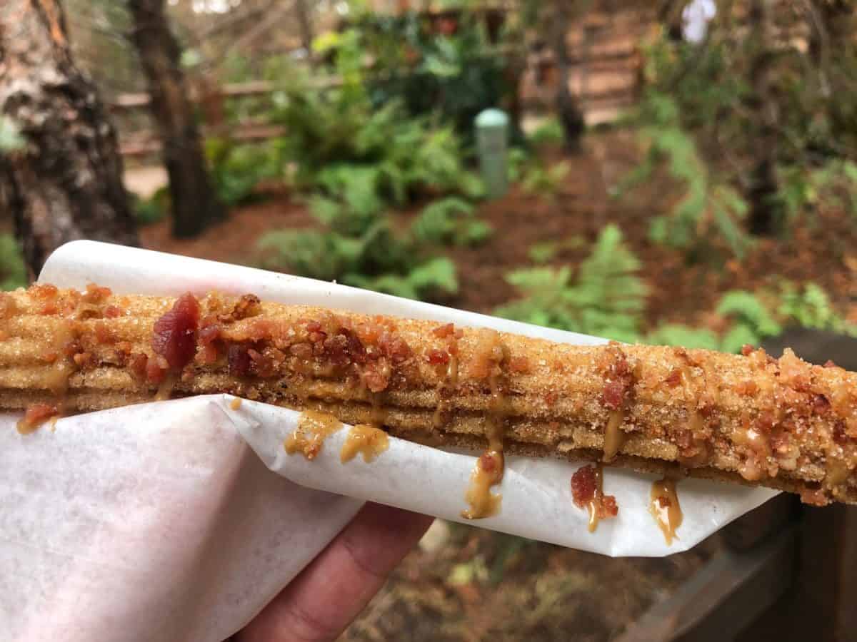 Churros Near Redwood Creek Challenge Trail Maple-Bacon Churro - Get Your Ears on Celebration at Disney California Adventure