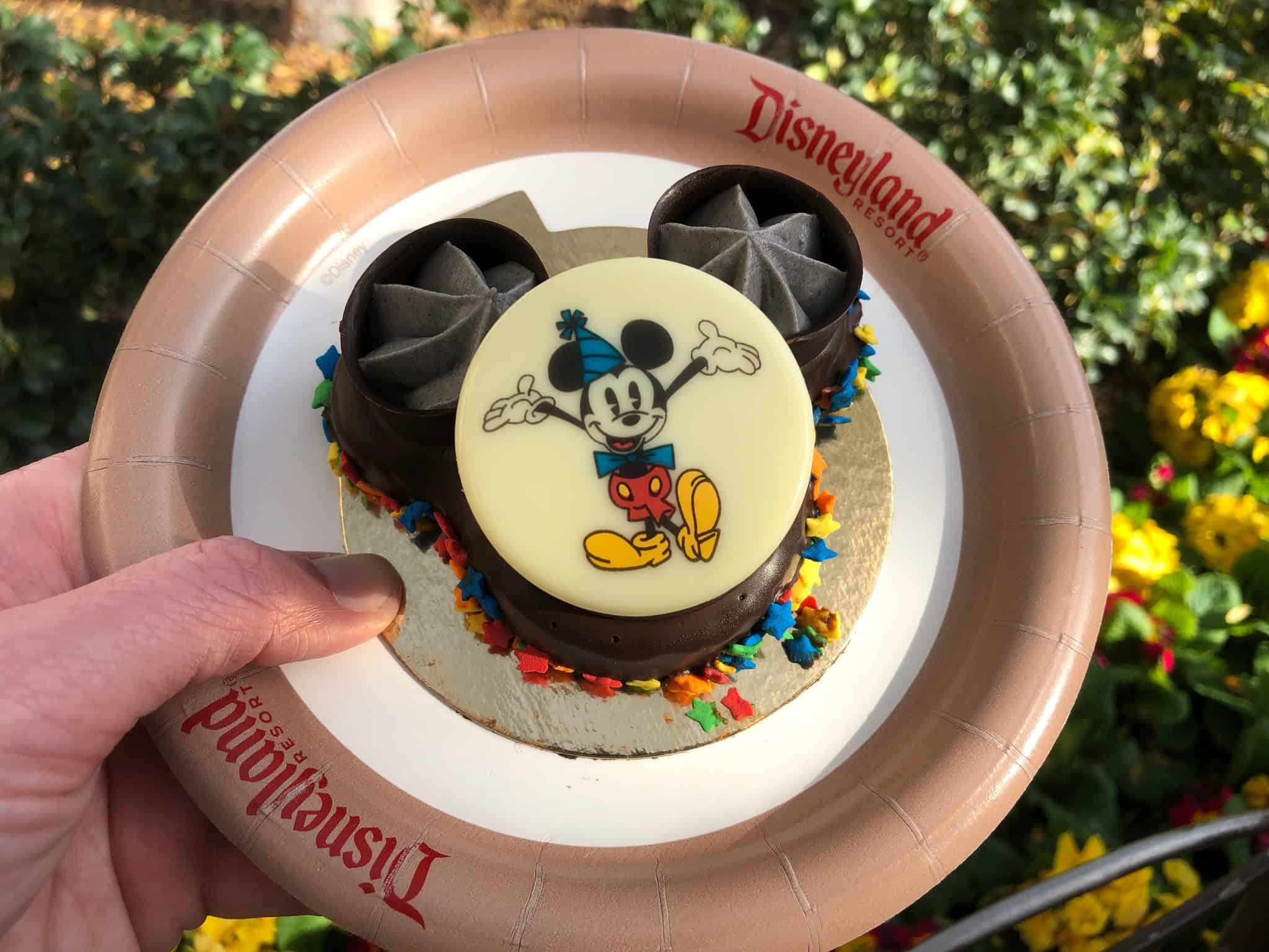 Mickey's Chocolate Cup and Brownie at Fiddler, Fifer & Practical Cafe in Disney California Adventure