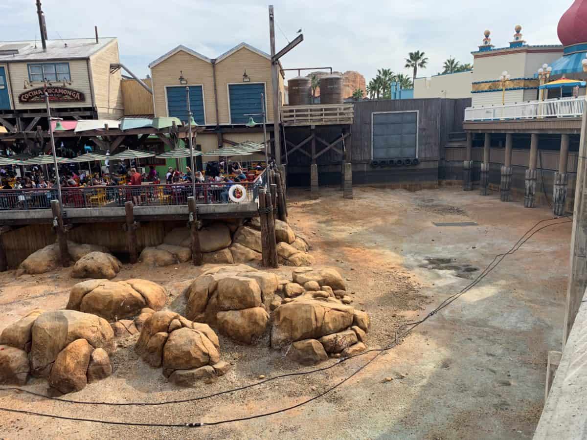 Pacific Wharf refurbishment disney california adventure