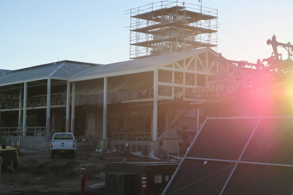 caribbean beach skyliner station construction