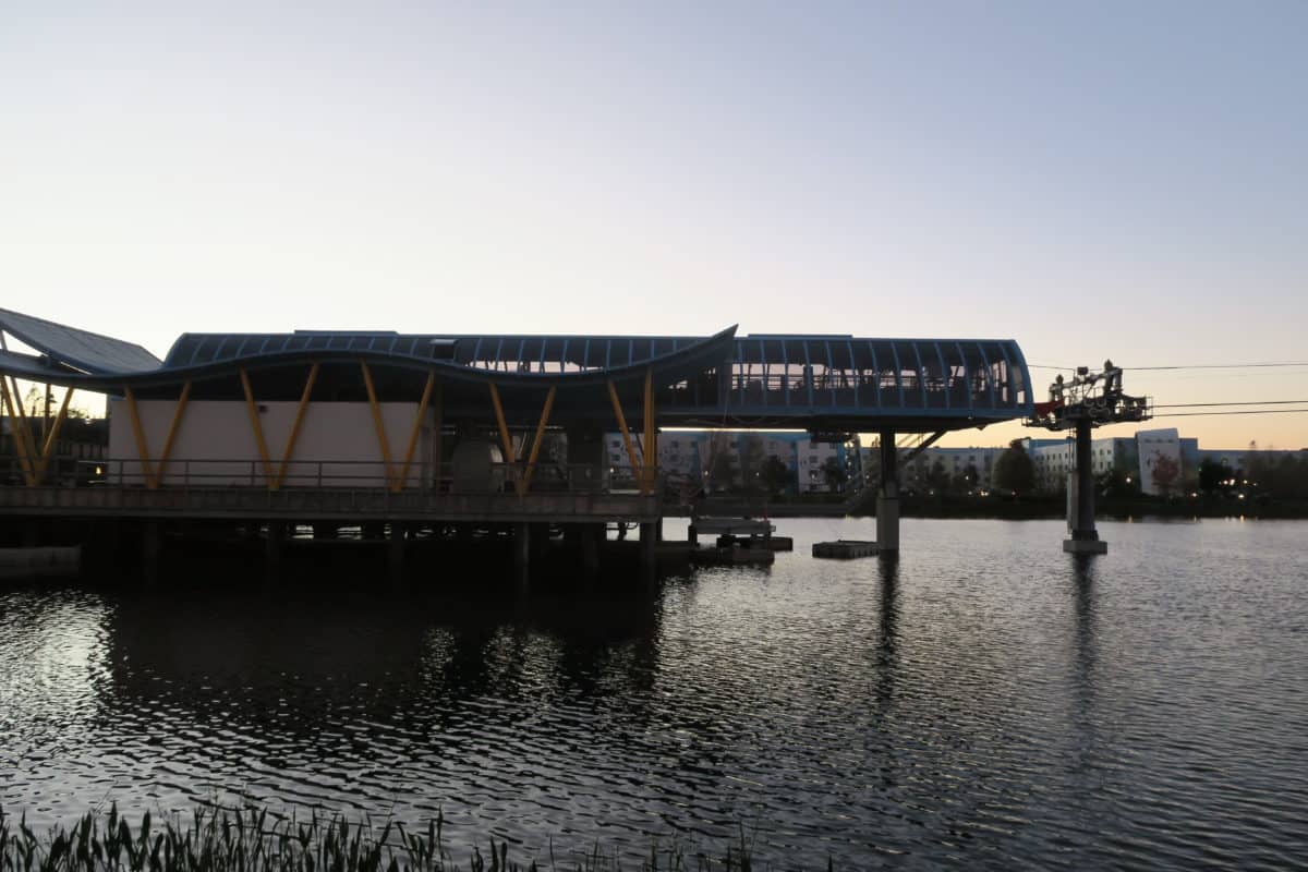 art of animation pop century skyliner station construction