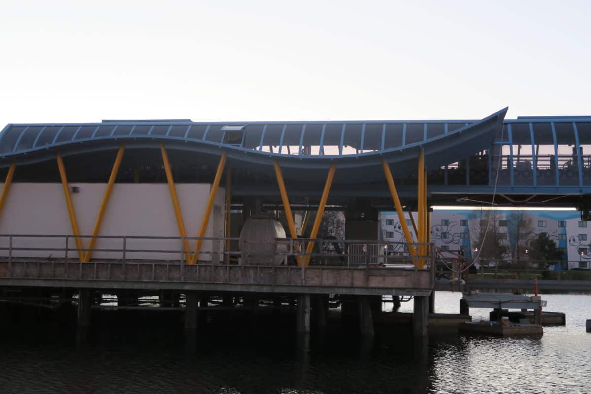 art of animation pop century skyliner station construction