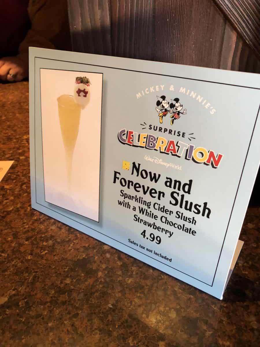 Now and Forever Slush at Gaston's Tavern in the Magic Kingdom walt disney world