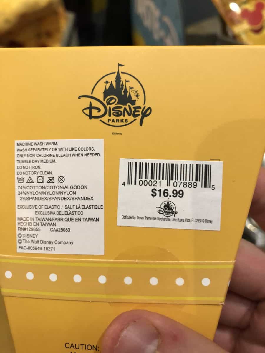 disney park snack socks