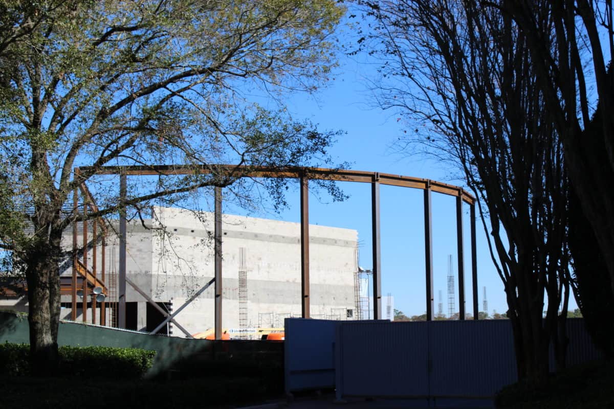 Epcot Space Restaurant Construction