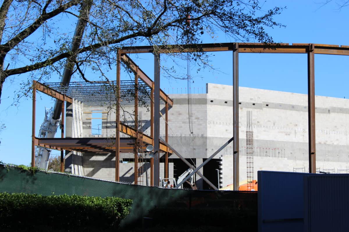 Epcot Space Restaurant Construction