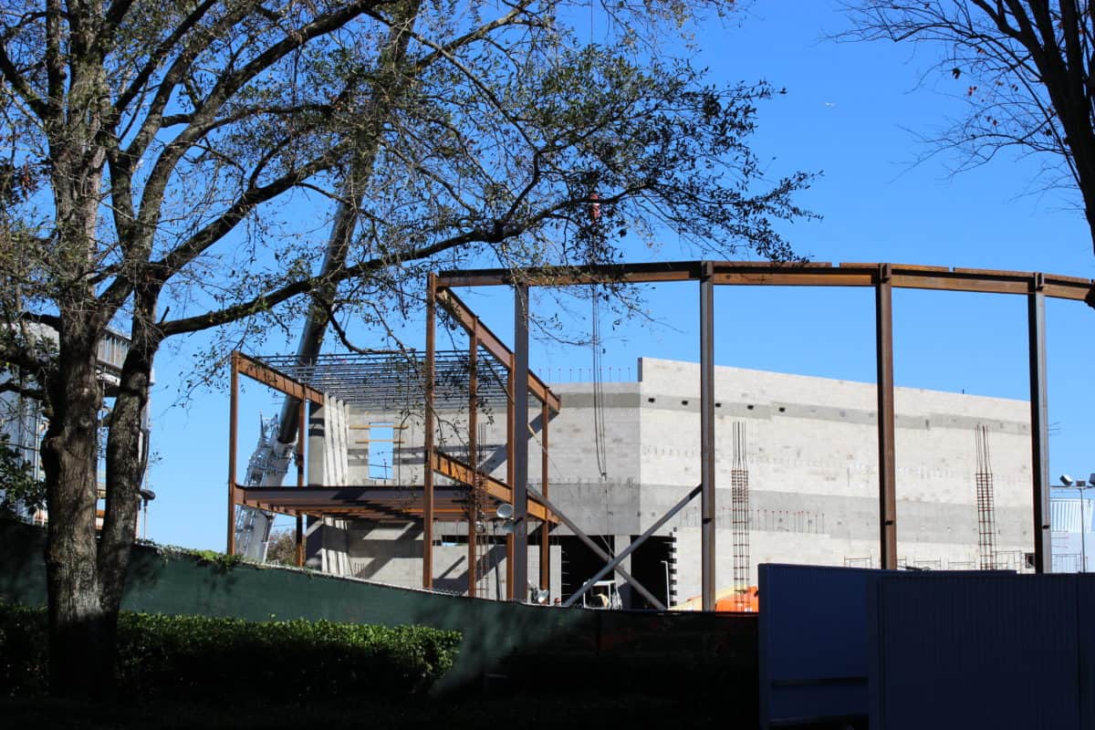 Epcot Space Restaurant Construction