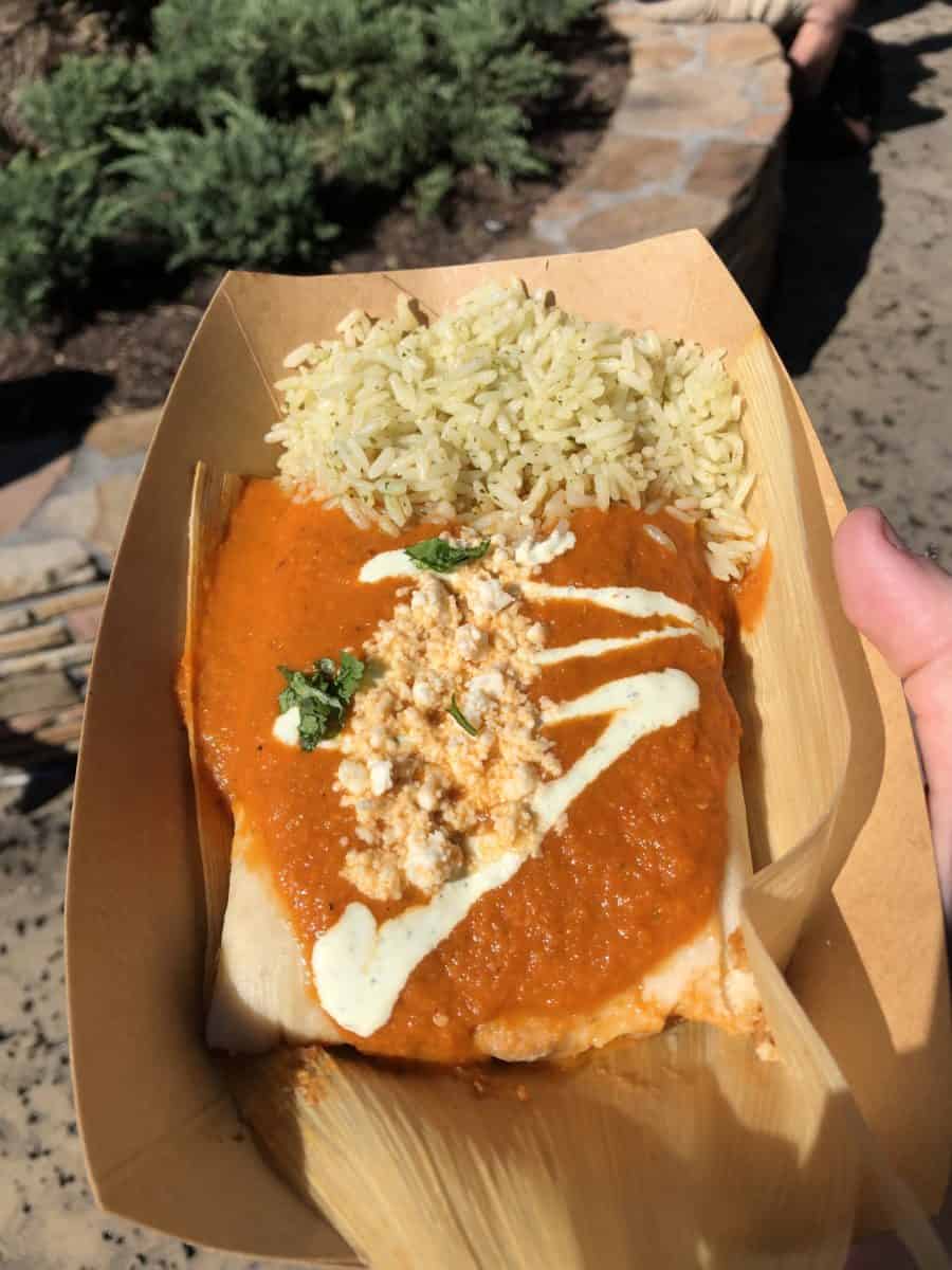 Pork Tamale Tres Leches Verrine Lemon Cheesecake Verrine Fairfax Fare Disney's Hollywood Studios