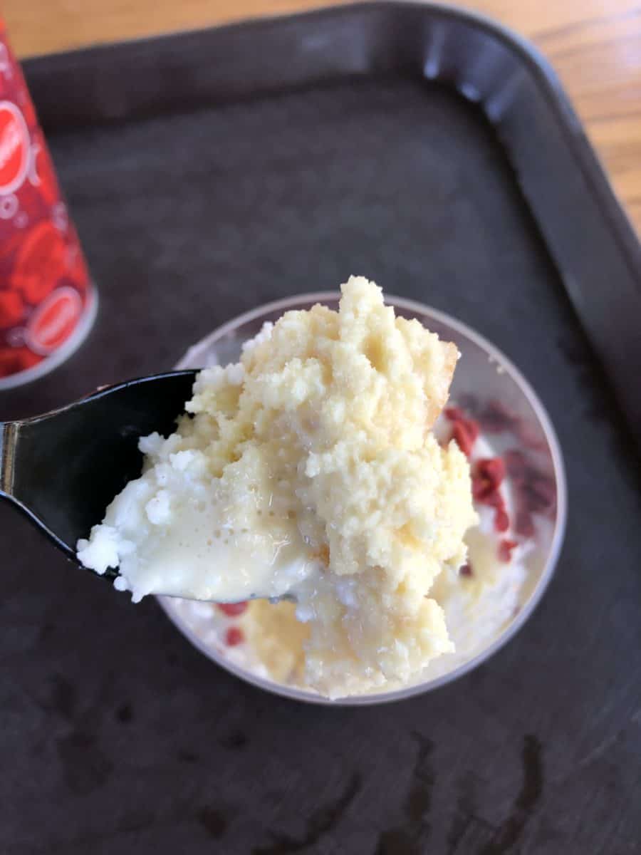 Pork Tamale Tres Leches Verrine Lemon Cheesecake Verrine Fairfax Fare Disney's Hollywood Studios