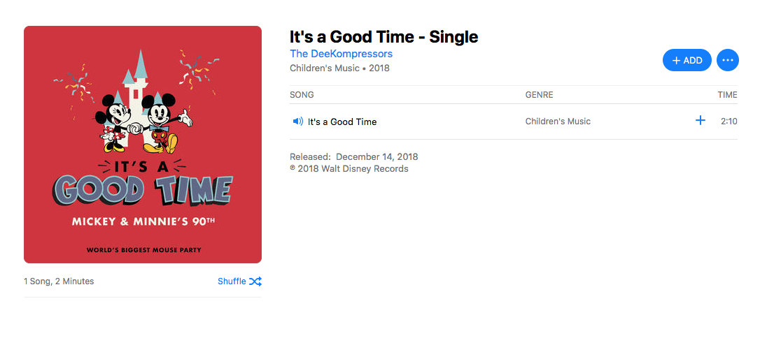 it's a good time apple music