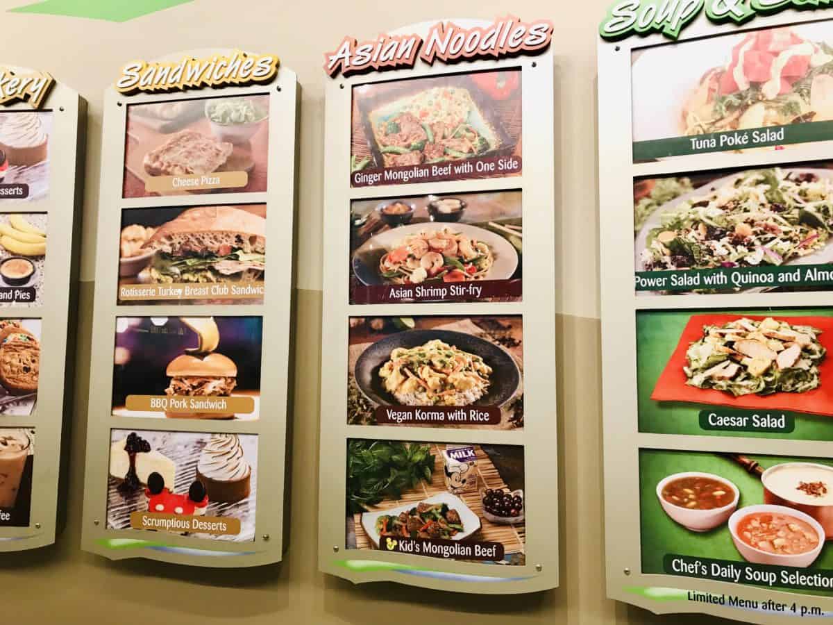 sunshine seasons vegan chik'n korma pineapple sundae cupcake vegan mini carrot loaf epcot dining review walt disney world