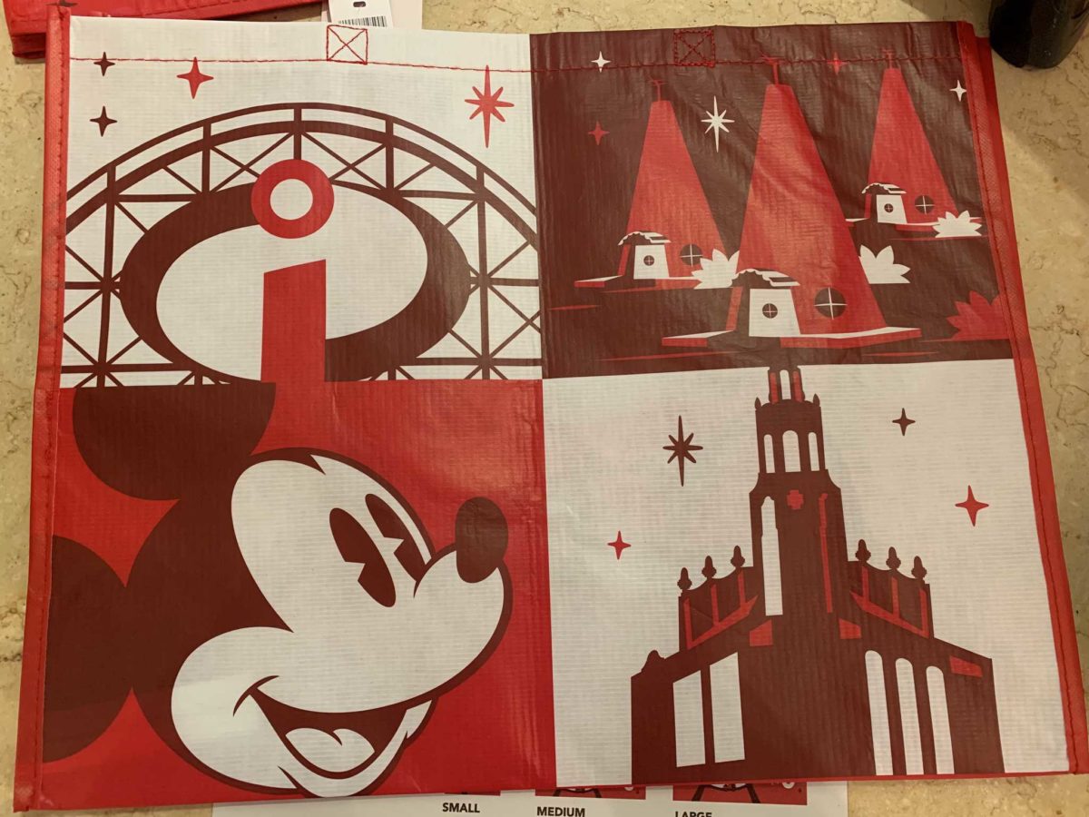disney california adventure reusable bags
