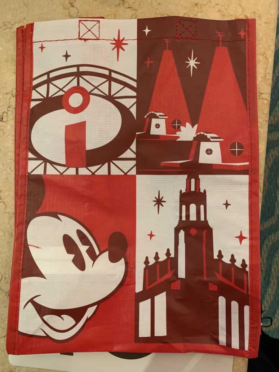 disney california adventure reusable bags