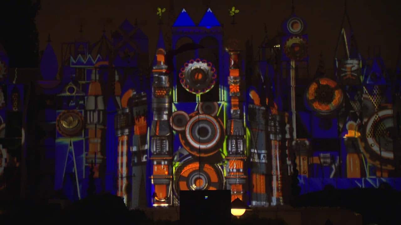 Disneyland's new nighttime show, "Mickey's Mix Magic"