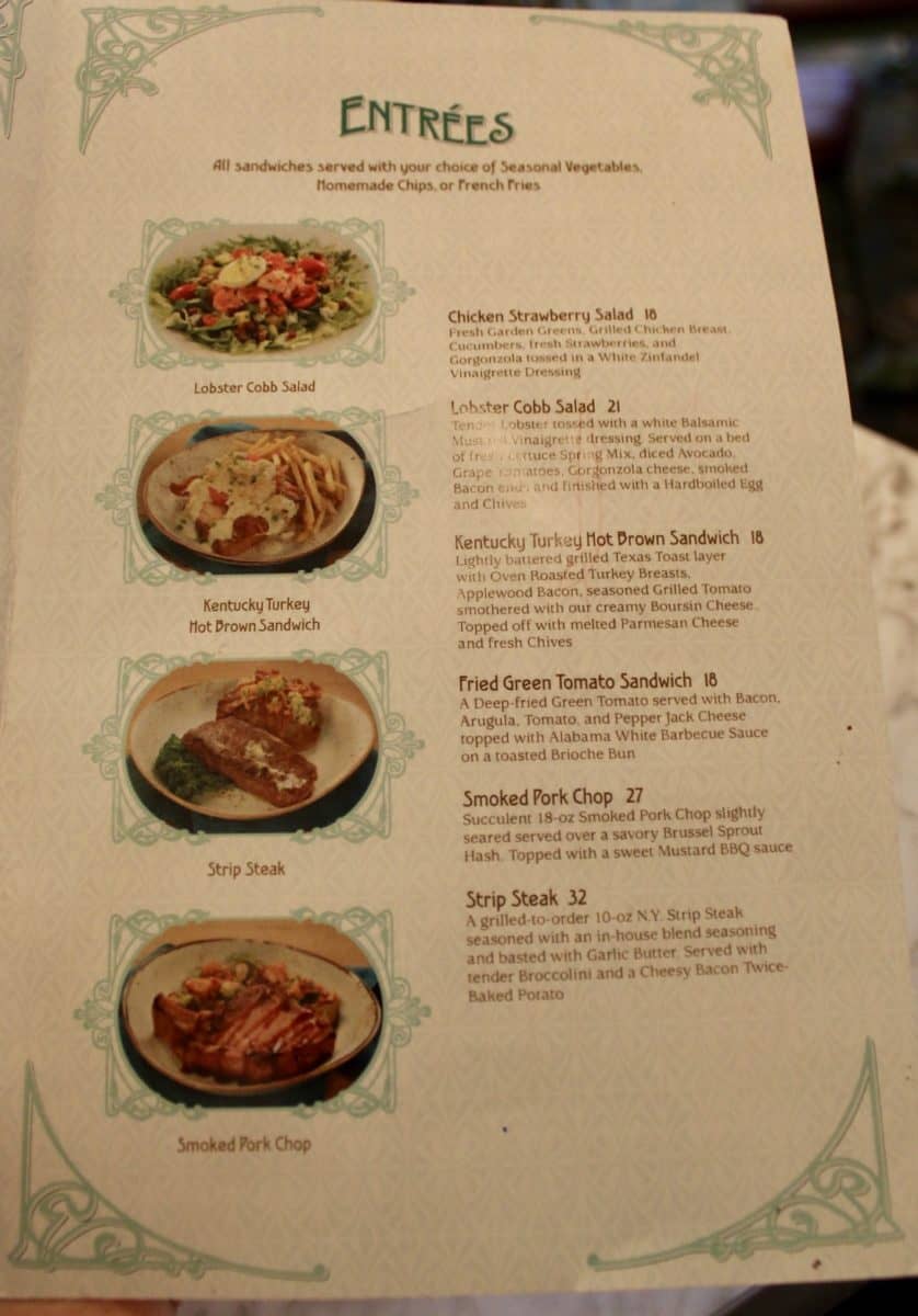 the plaza restaurant magic kingdom walt disney world dinner review january 2019