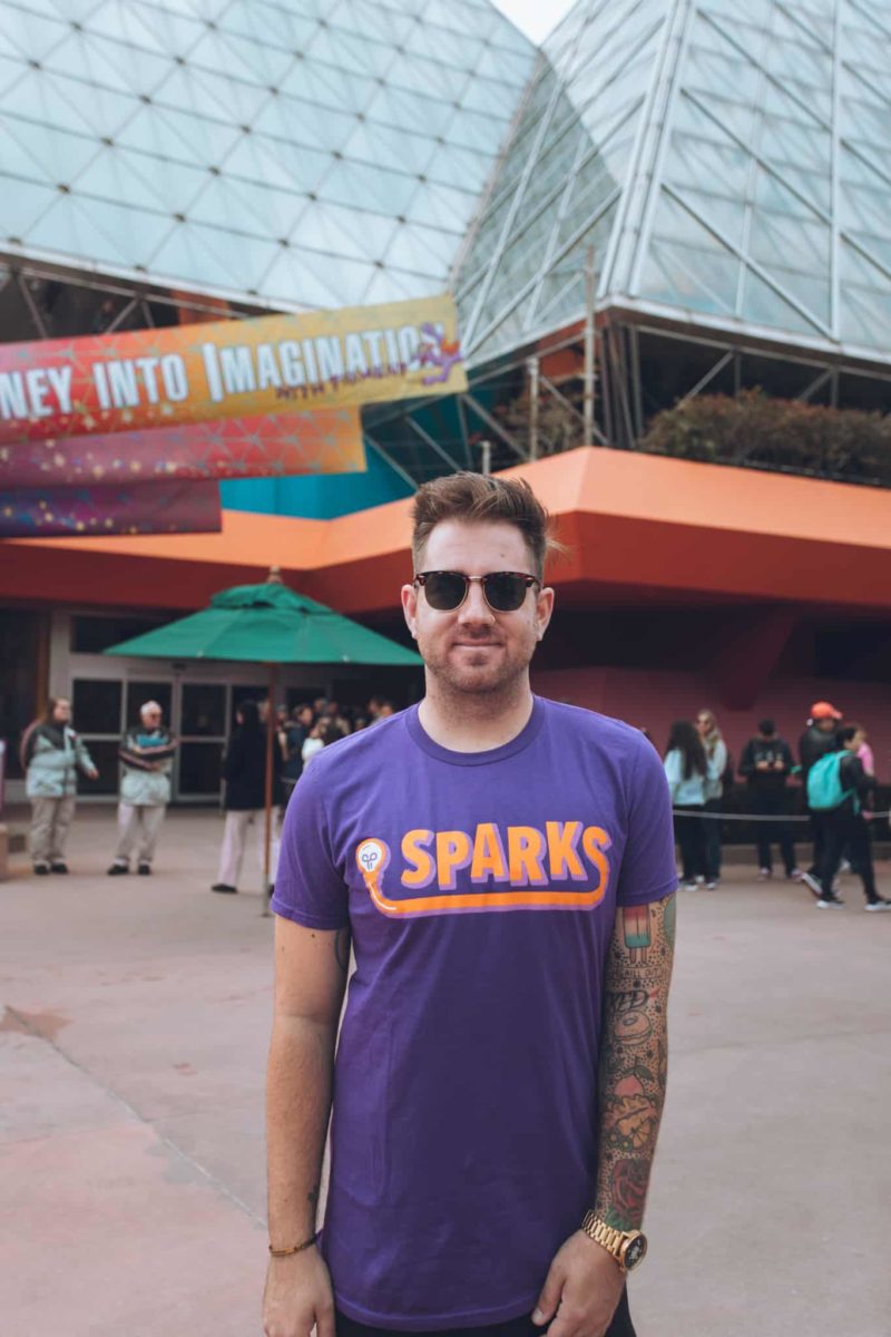 he lost bros wdwnt collab figment spirit tee
