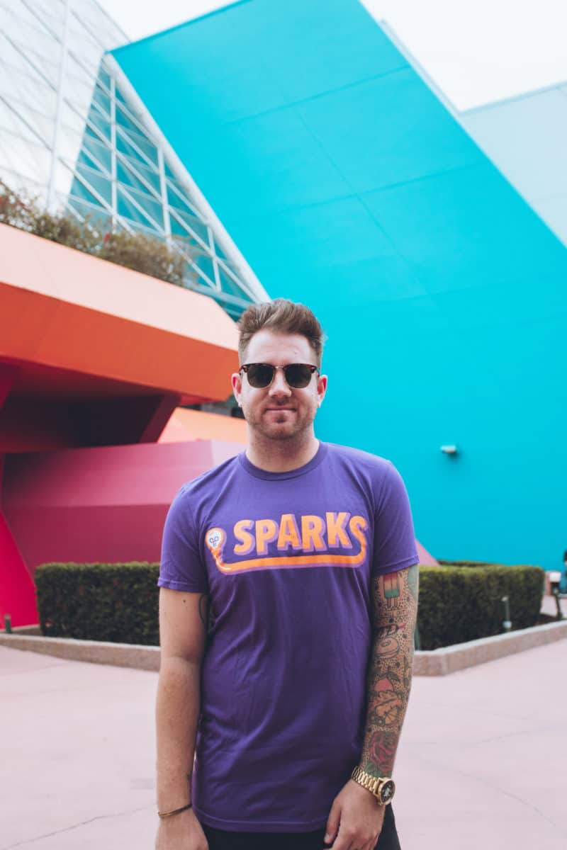 he lost bros wdwnt collab figment spirit tee